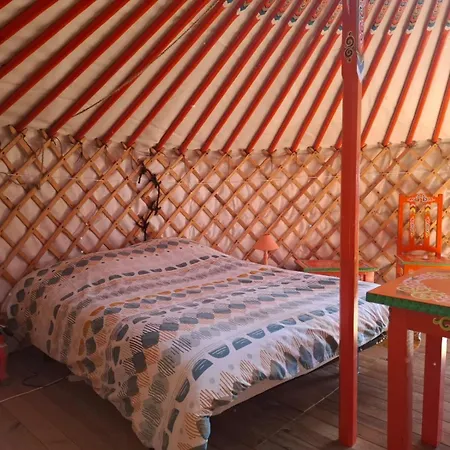 Le Village Insolite Yourte Et Roulotte Campsite